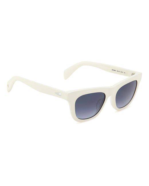 Rag & Bone Metallic Wayfarer Sunglasses
