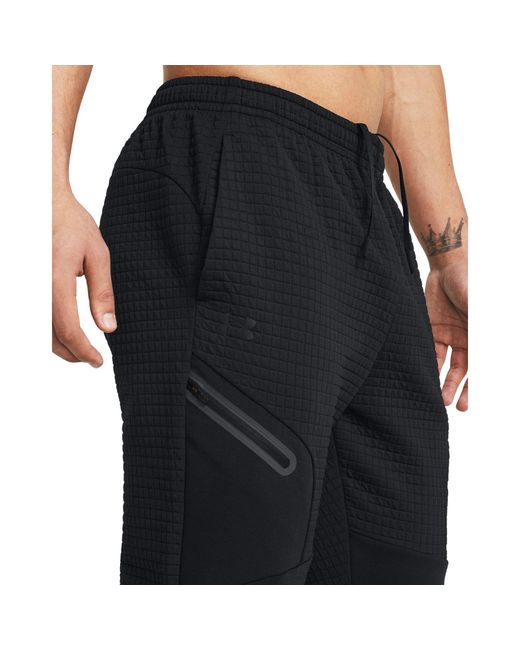 Under Armour Blue Unstoppable Closed Hem Fleece Joggers for men