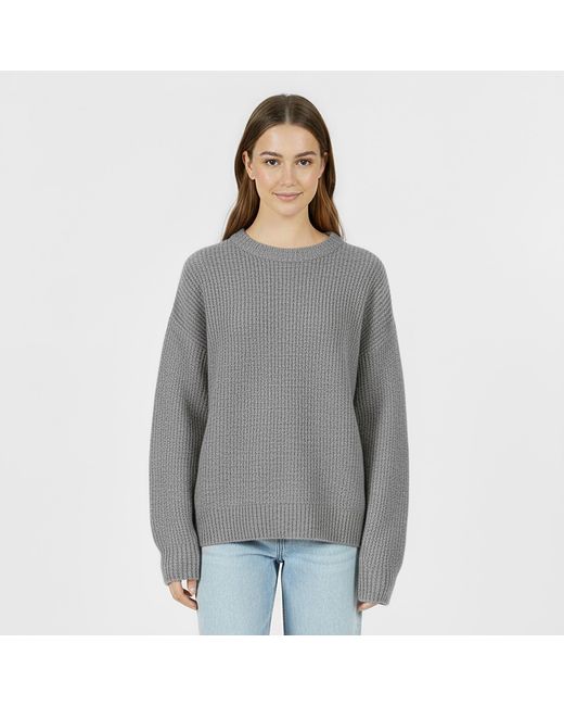 Jack Wills Gray Chenille Crew Neck Jumper