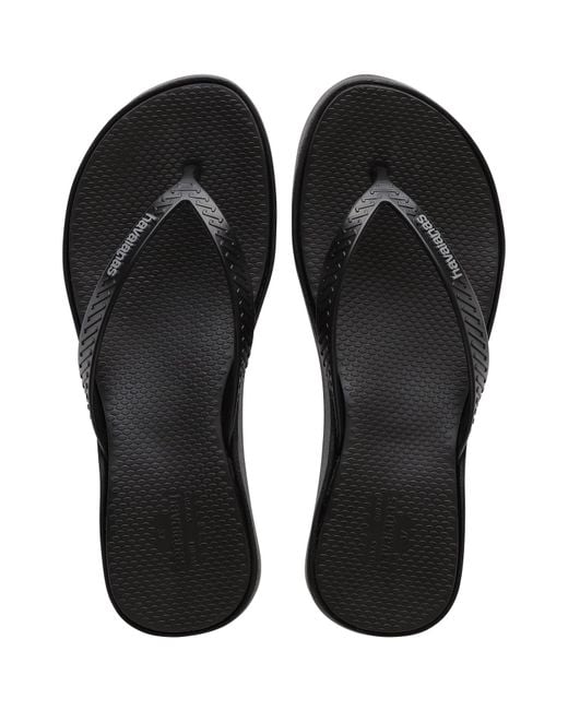 Havaianas Black High Platform Ii Flip Flops
