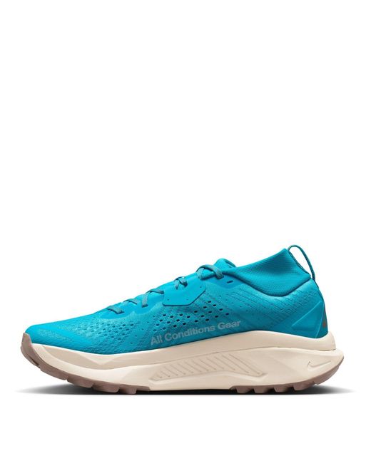 Nike Blue Acg Zegama Trail Running Shoes for men