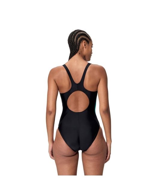 Speedo Blue Cb Splice 2.0 One Piece Swimsuit