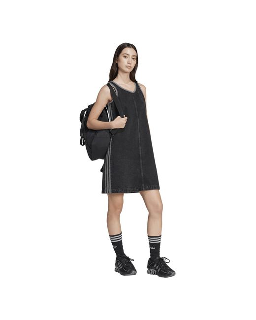Adidas Black Denim Mini Dress