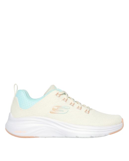 Skechers White Engineered Mesh Air Cool Slip On Trainers