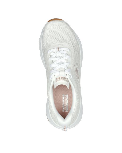 Skechers White Slip On Trainers