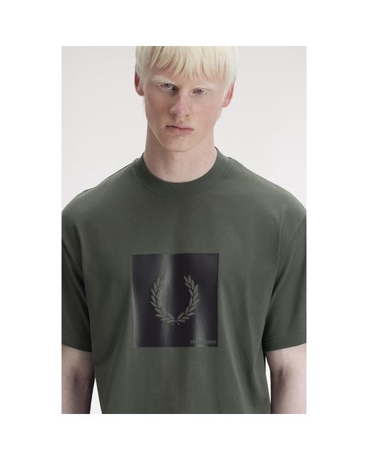 Fred Perry Green T-Shirt for men