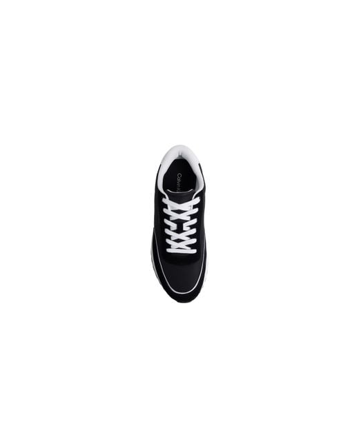 Calvin Klein Black Low-Top Trainers for men