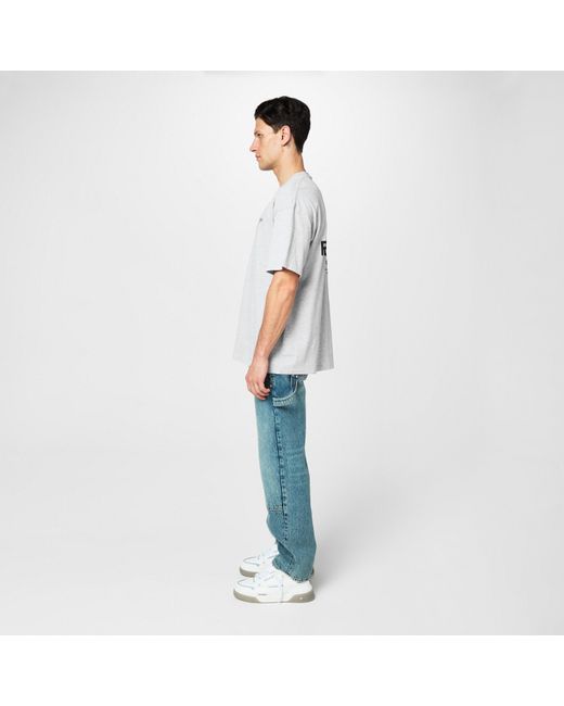 Represent White Rep Studio Premium Leather Mid-Top Sneaker for men