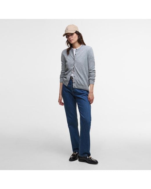 Barbour Blue Pendle Cardigan