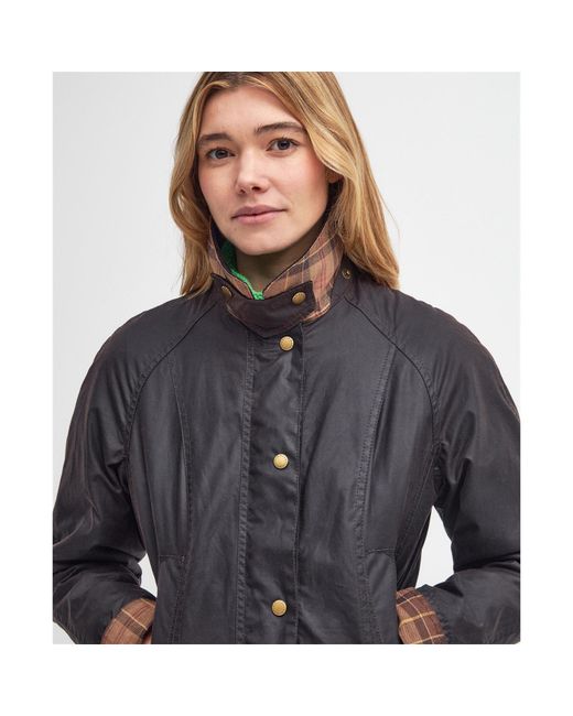 Barbour Black Beadnell Wax Jacket