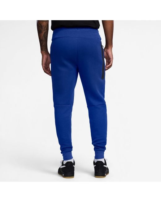 Nike Blue Tech Fleece Joggers for men