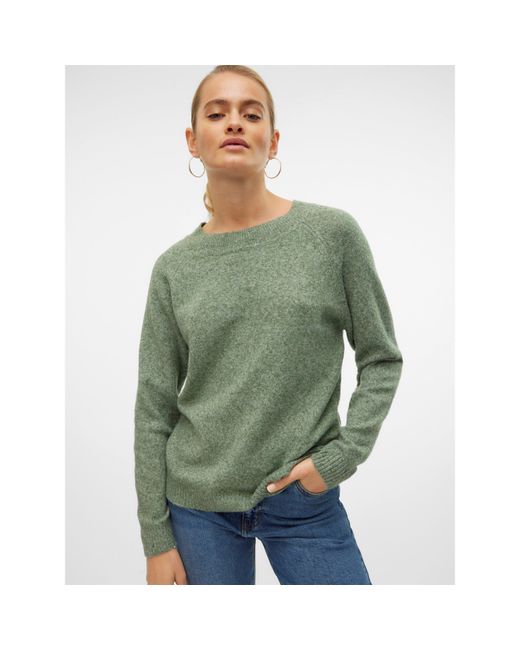 Vero Moda Green Knitted Pullover