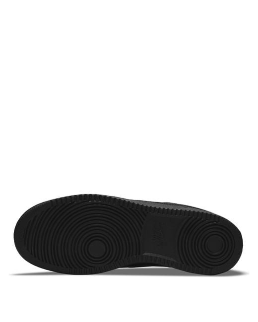Nike Black Court Vision Low Trainers for men