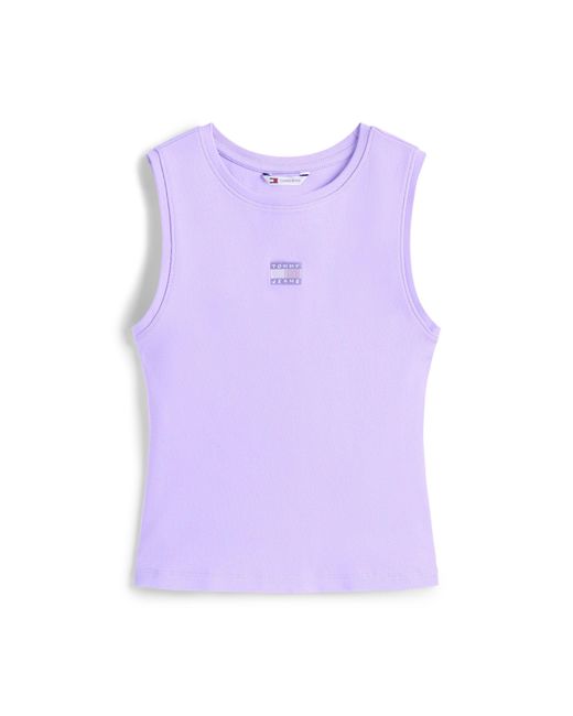 Tommy Hilfiger Purple Badge Tank Vest