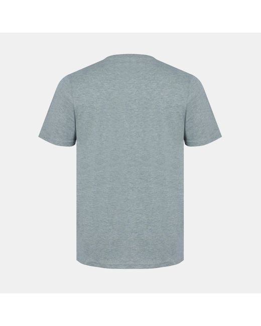 Firetrap Blue Large Logo T Shirt for men