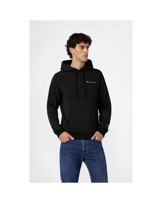 Champion Black Icons Fleece Hoodie for men