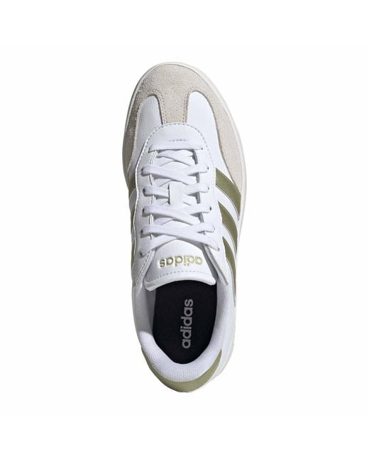 Adidas White Barreda Low-Top Trainers for men