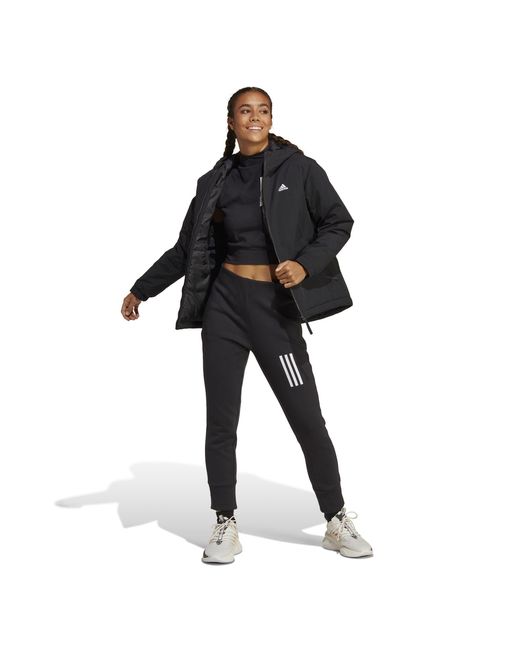 Adidas Black Mission Victory High Waist Closed Hem Poly Jogger