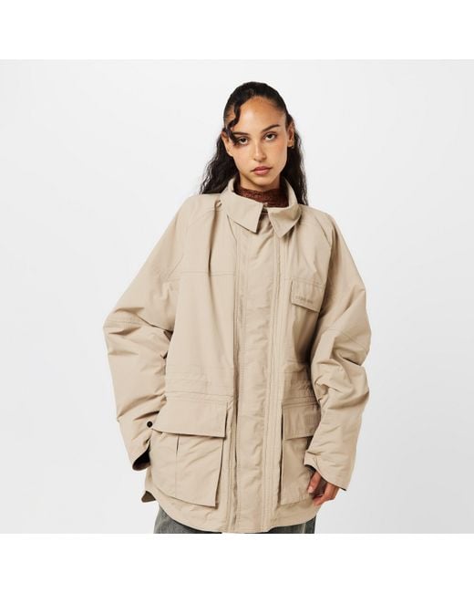Balenciaga Natural Oversized Parka