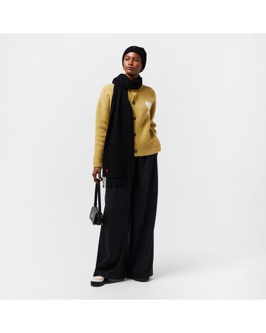 AMI Yellow Adc Cardigan