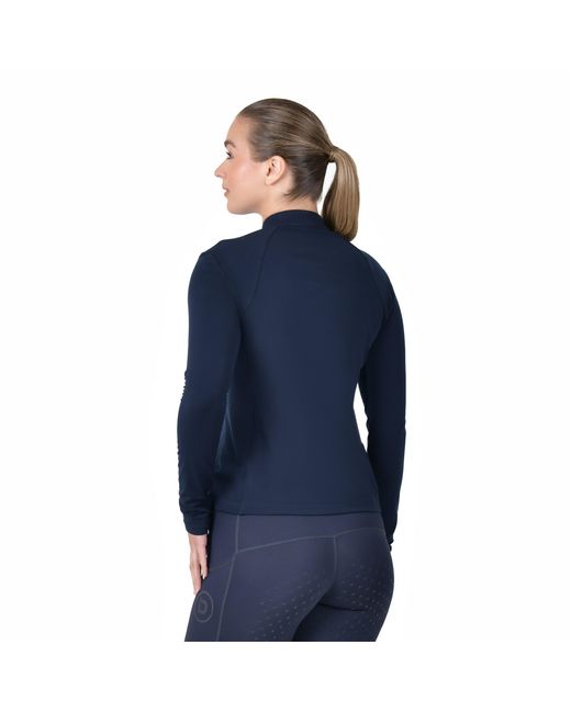 Dublin Blue Brushed Long Sleeved Mid Layer