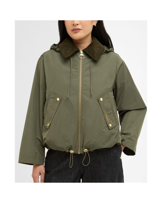 Barbour Green Rain Anorak Jacket