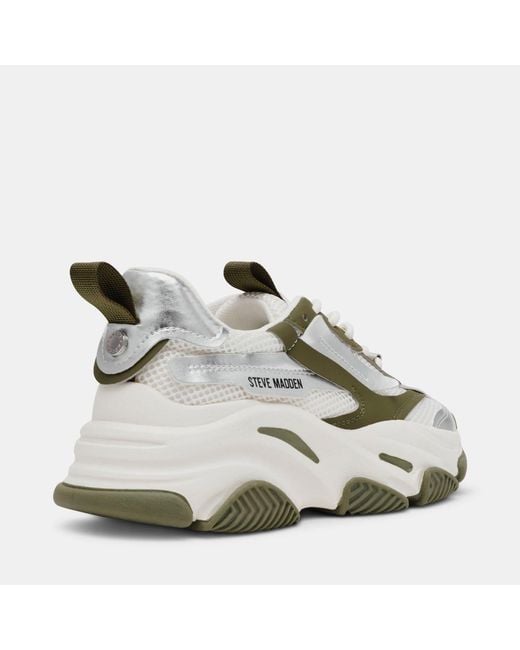 Steve Madden Green Possession-E Chunky Trainers