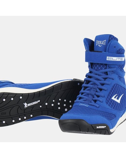 Everlast Blue Pro Elite Boxing Boots for men