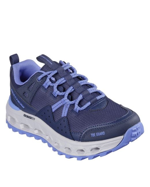 Skechers Blue Glidestepat Slip On Trainers