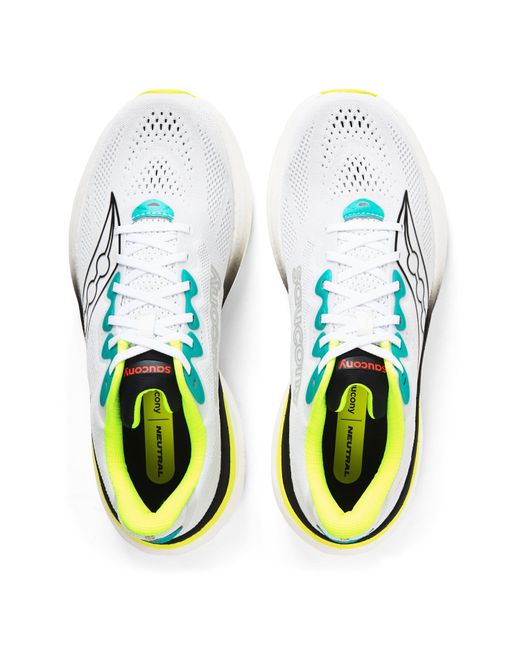 Saucony White Ride Everyday Neutral Road Running Shoes for men