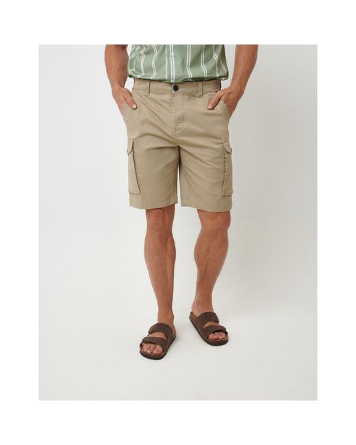 Saltwell Natural Cargo Shorts for men
