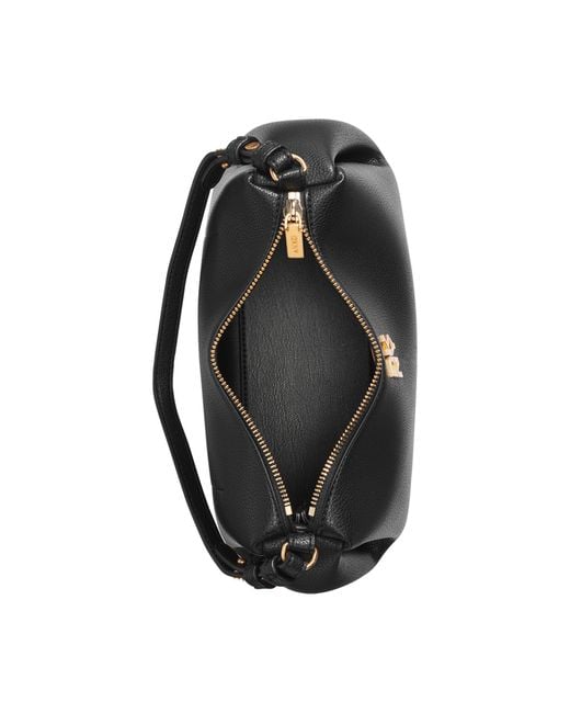 DKNY Black Straw Bag