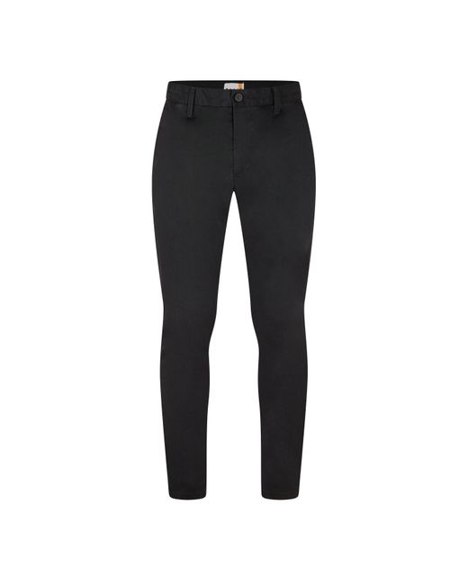 Timberland Black Twill Chino Slim Chinos for men