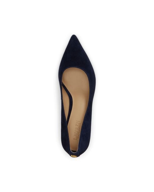 Ralph Lauren Blue Adrienna Pumps Stiletto Court Shoes