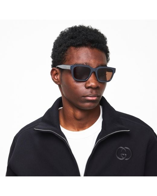 Gucci Gray Gucci Gg1857S Sunglasses for men
