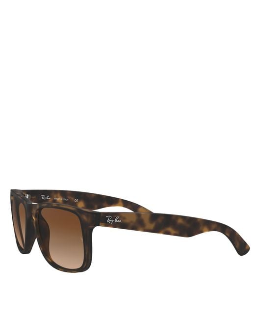 Ray-Ban Brown Justin Square Sunglasses