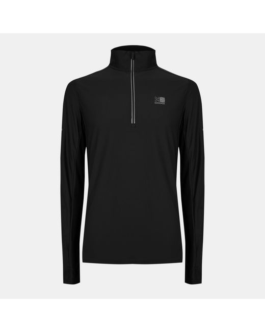 Karrimor Black Long Sleeve 1/4 Zip Top for men
