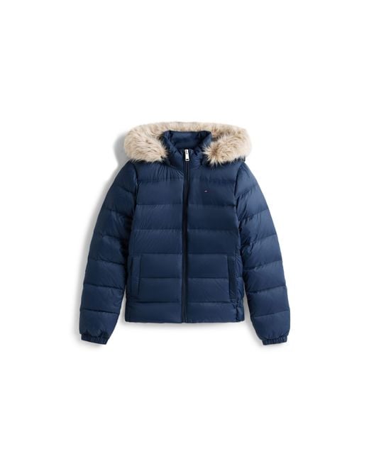 Tommy Hilfiger Blue Tjw Basic Hooded Down Jacket Ext