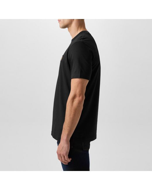 Belstaff Black Phoenix Cotton Short Sleeve T-Shirt for men