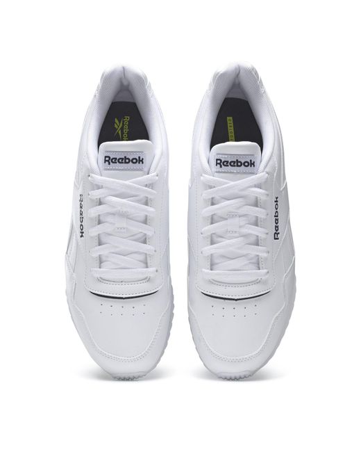 Reebok White Glide Ripple Clip Trainers for men