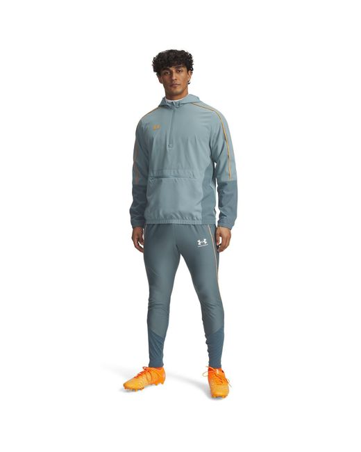 Under Armour Blue Chal Performance Tracksuit Bottom for men