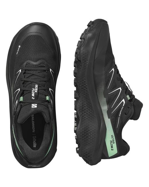Salomon Black Shoes Ultra Flow 2 Gtx/ Trail Running for men