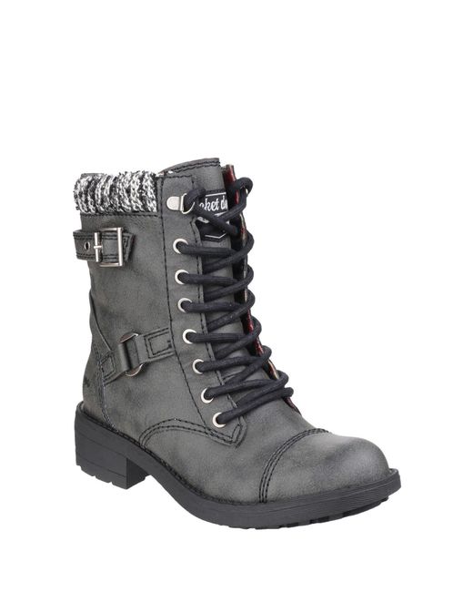 Rocket Dog Gray Thunder Galaxy Biker Boot