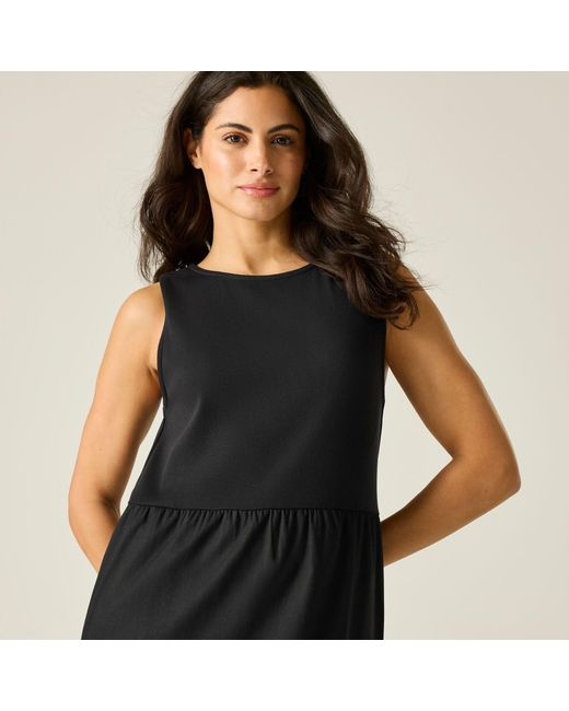 Regatta Black Tarise Tiered Midi Stretch Dress