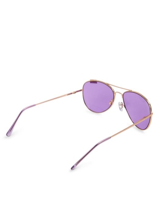 Storm Purple Aviator Sunglasses