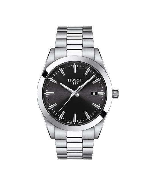 Tissot Metallic Stainless Steel Water Resistant Analogue Quartz Watch for men