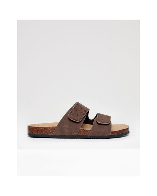 Threadbare Brown Artemis Flat Sandal for men