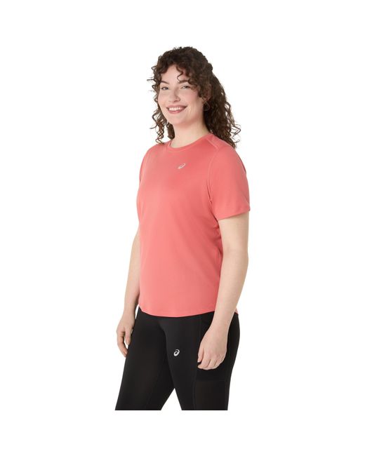 Asics Red Core Ss Top Running