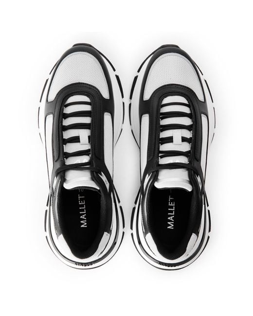 Mallet Black Alton Low-Top Trainers for men