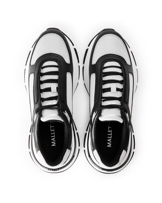 Mallet Black Alton Low-Top Trainers for men